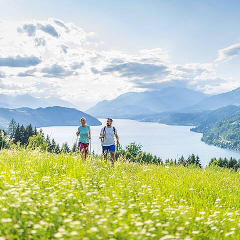Blühende Almwiesen säumen den Via Paradiso Weitwanderweg © Gert Perauer_MBN Tourismus
