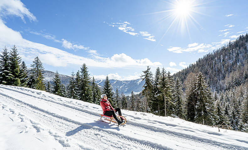 Rodeln in Bad Kleinkirchheim  © Mathias Prägant_MBN Tourismus