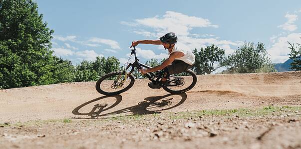Radfahren im Bikepark in Seeboden ©  Daniela Ebner_MBN Tourismus