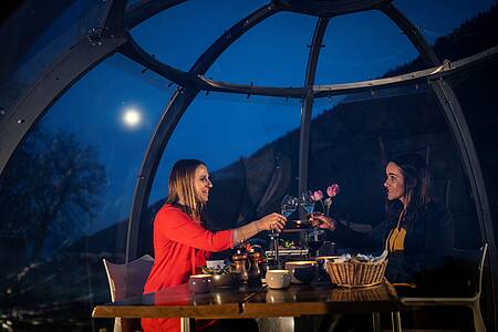TIME for two – Full moon dinner in the glass dome